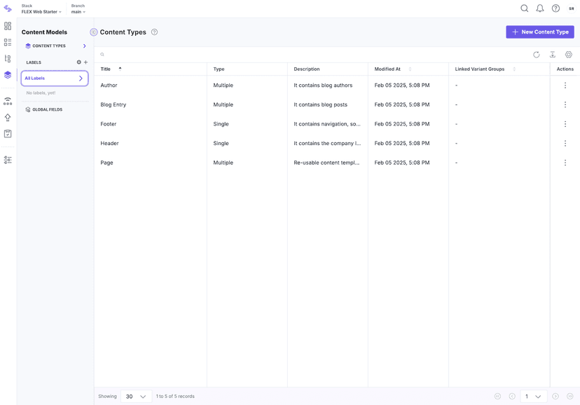 ContentStack Screenshot